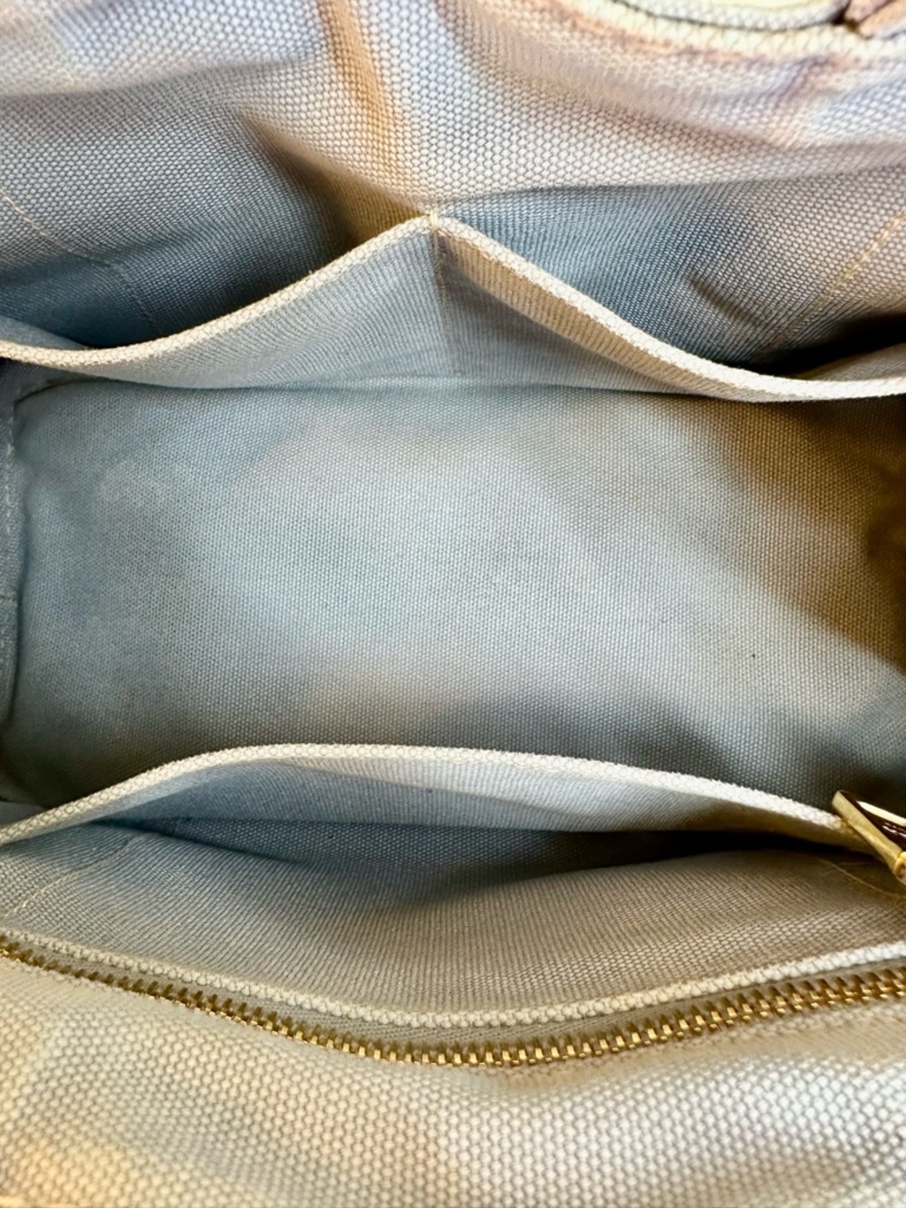 Prada Canapa Logo Canvas satchel Light blue Original Adj. Strap COA - Picture 15 of 17